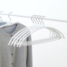 샤바스 논슬립 어깨뿔방지 옷걸이, 화이트, 100개 화이트, 100개