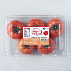 스윗볼 스테비아 완숙토마토, 1kg, 1팩