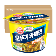 오뚜기 카레면 용기 110g, 12개