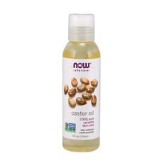 NOW Foods 純蓖麻保濕油, 118ml, 1瓶
