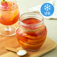 고마운선물가게 자몽 슬라이스 청 (냉동), 1kg, 1개