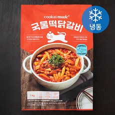 쿠캣 국물 떡닭갈비 (냉동), 1kg, 1팩