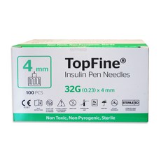 메덱셀 TopFine 인슐린 펜니들 32G 4mm, 1개