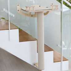 Monello 貓咪原木喵蜜大型貓步道+貓柱 85cm+貓抓板 2入組 GO23105, 1組, 乳霜