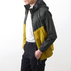 에어홀 배색 경량 골프 바람막이 점퍼 YDHR713