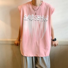 블랙101 남성용 컬러 자젤 민소매 티셔츠 B234MF00076