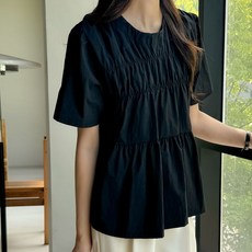 보리맘 바스락 스모크 나일론 임부복 블라우스 a940