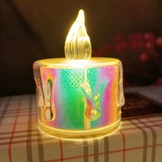 Make Mine LED電子蠟燭氣氛裝飾 5入, 混合顏色