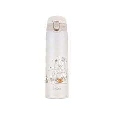 타이거 수퍼클린 원터치 보온 보냉병 MCT-A050, 곰(W), 500ml