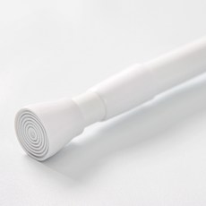 SERYUHOME彈簧窗簾壓縮桿 22mm, 白色