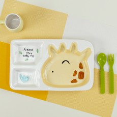 해피정코리아 유아동 식판, 기린, 단품