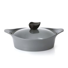 네오플램 엔틱그레이 전골냄비, 24cm, 혼합색상
