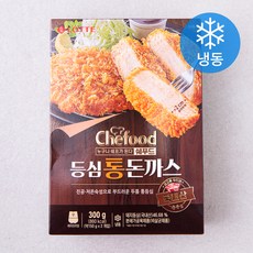 쉐푸드 등심 통 돈까스 (냉동), 300g, 1개 - 위드잇쌀돈까스