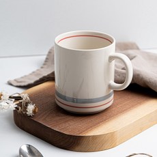시라쿠스 카네수즈 포그 블루 라인 머그컵 350ml, 혼합색상, 1개