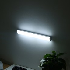 LED 충전식 간접 무선 붙이는 조명 센서등 무드등 현관 화장실, 쿨화이트, 1개
