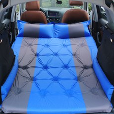 카템 엠보싱 차박 자충매트 CT224 PVC, SUV / RV, 블루 + 그레이