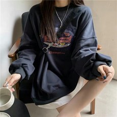 PEONIST 基本款字母寬鬆衛衣