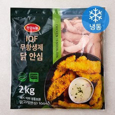 한강 무항생제 인증 IQF 닭 안심 (냉동), 2kg, 1개