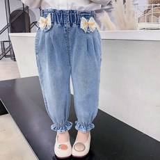 여아데님팬츠레이스