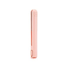 蕉蕉購物 陶瓷釉順髮 USB插電式直髮夾, 粉色便攜式直髮造型器, 單一商品, 粉色