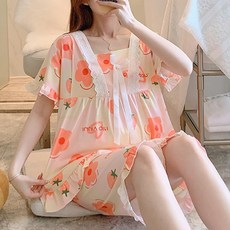 알럽홈 임부용 허리조절 수유 잠옷세트
