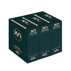 온리브 쏙비닐 재활용 쓰레기봉투 투명 50p, 3개, 40L