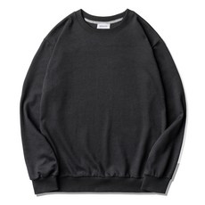 디엘크리 남성용 스탠다드핏 스웨트 고중량 맨투맨 티셔츠