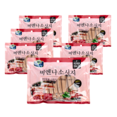 벨버드 강아지 비엔나 소시지, 소고기 + 야채 혼합맛, 6개