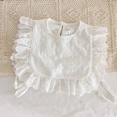 Hararoi 嬰兒褶邊梅子圍巾圍兜