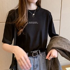 여성5부티셔츠
