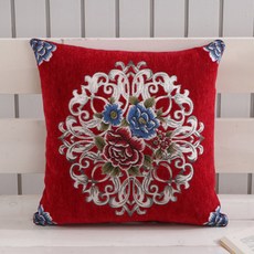 꽃무늬소파쿠션