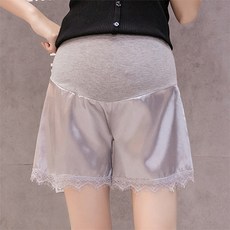 임산부 새틴 레이스 속바지