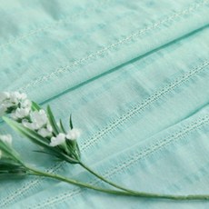 천팜 대폭 30수 선염면 니티쉬 자카드 스트라이프 패브릭 원단, 732 블루소다