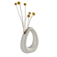 화이트도자기화병