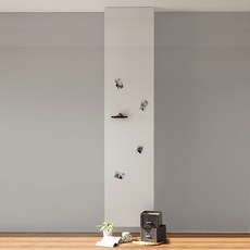 타공팟닷컴 가벽 인테리어 철제 파티션 60 x 130 cm + 60 x 140 cm, 1세트, 화이트