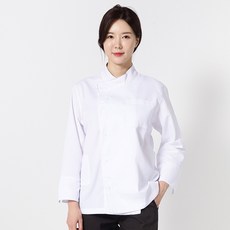 Seikyung女款長袖大尺碼廚師服