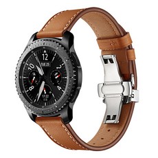 허브그립 스마트워치 스트랩 프리미엄 레더 버클밴드 42mm HG-20