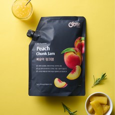 오트리 복숭아 청크잼, 1kg, 1개