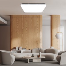 원하 LED 칩셋 사우디 거실 천장등 100W, 화이트 + 주광색 화이트 + 주광색