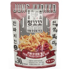 정꼬꼬 닭껍질 튀김 스낵 핫 & 스윗, 1개, 30g