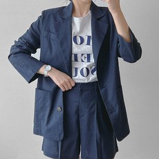 오버핏반팔자켓