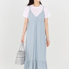 여성 하늘색 원피스