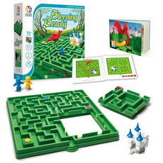 SMART GAMES 睡美人, 學齡前拼圖遊戲，3-7歲，單人遊戲，60個挑戰, 1組