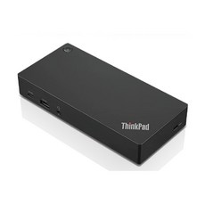 레노버 ThinkPad USB C타입 Gen 2 도킹 스테이션 90W 40AS0090EU, 블랙