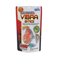 Hikari 高夠力 Vibra Bites 熱帶魚蟲型飼料, 緩沉性, 顆粒大小2~3mm, 280g/1kg, 1包
