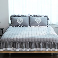 류금숙 프렌치감성 실키케어 프릴 숏프릴 매트 커버