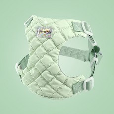 파스텔펫 반려동물 컬러 누빔 하네스, 그린, 1개