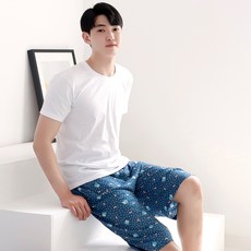 남성7부레이온잠옷