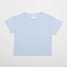 레인보우키즈 유아동용 파스텔 무지 반팔 티셔츠