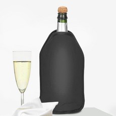 Laladu攜帶式葡萄酒保冷袋 冷卻袋 黑色, 1L, 1個